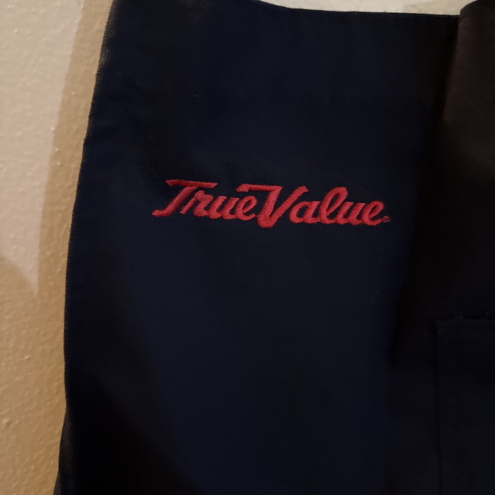 True Value Hardware Store Employee Uniform Apron Adjustable Straps Blue gallery