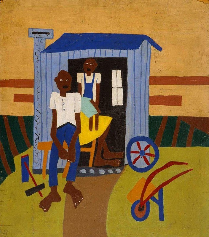 Father and Son : William H. Johnson : Archival Quality Art Print to Frame gallery