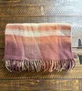 Rejuvenation Plaid Wool Throw Blanket 56”x72” Rosewood And Rust Multi NWOT Read gallery