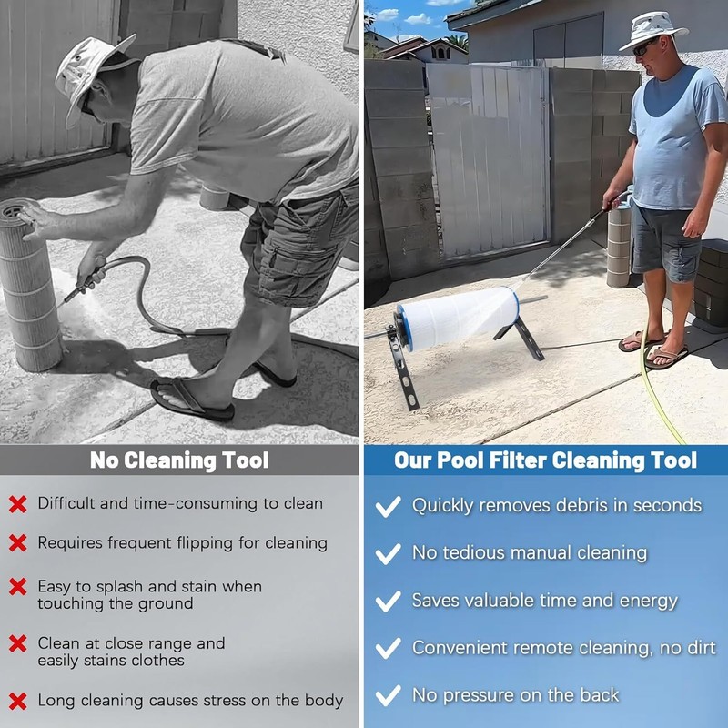 Pool Filter Cleaner Tool for 3, 4, or 6" Pool Filter Cartridges gallery