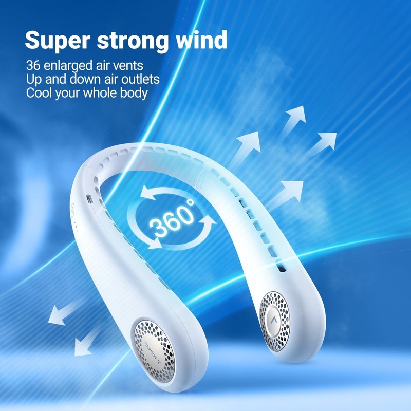 TORRAS COOLiFY L3 Neck Air Conditioner Fan for Running, Fast cooling, 4000mAh gallery