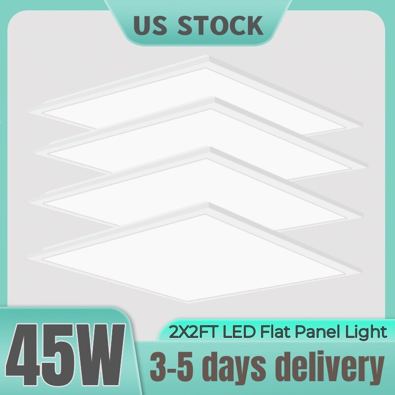 2x2 LED Backlit Flat Panel Light, 5000K, 45W, 100-277VAC Drop Ceiling LED Lights gallery