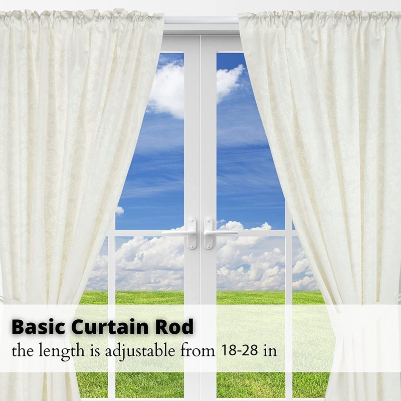 TWO FLAT SASH RODS for & Bottom Doors & Sidelights 18" 28" gallery