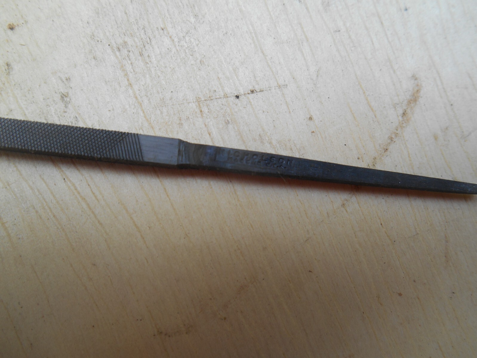 Vintage Nicholson #0 6" sqaure file, NOS gallery