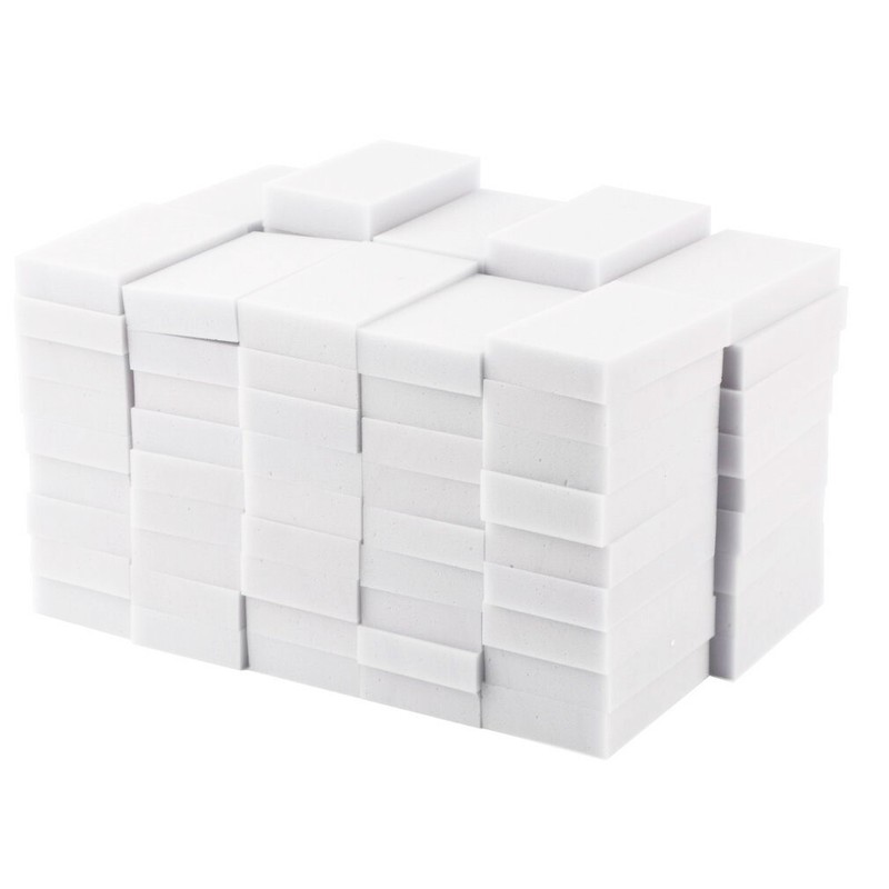 100 PCS Sponge Eraser BULK PACK Melamine Cleaning Foam 3/4" Thick Kitchen Bath gallery