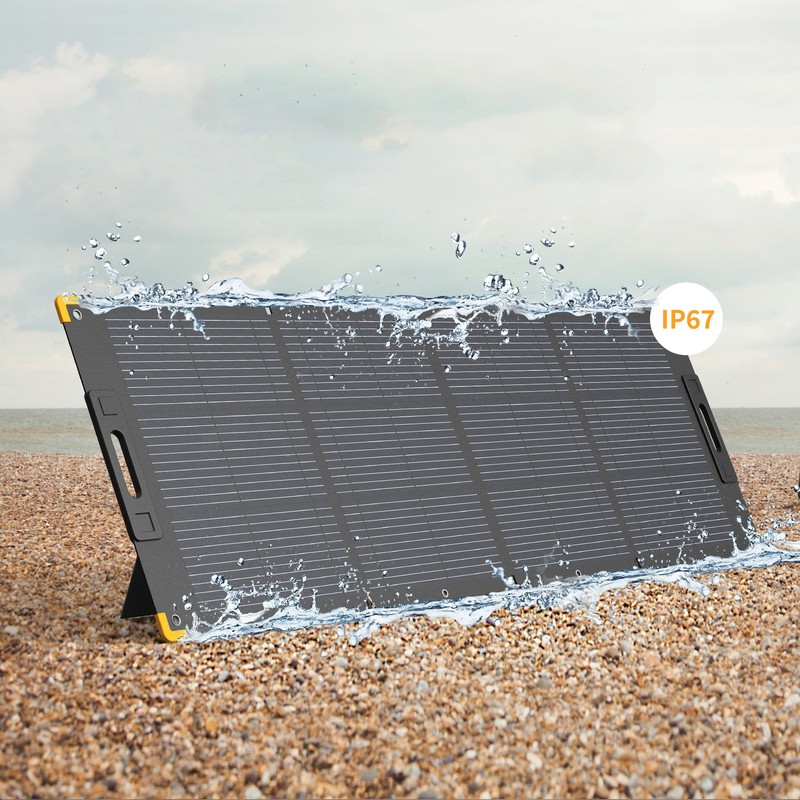 Used-pecron 100W 200W Foldable Portable Solar Panel for Power Station Solar gallery