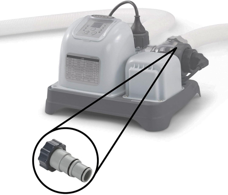 Intex Replacement Hose Adapter a W/Collar for Threaded Connection Pumps (Pair) gallery