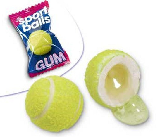 Fini Sport Tennis Balls Lemon Lime Bubble Gum - 24-Pack - Liquid Filled gallery