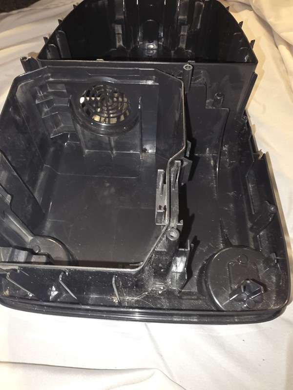 Miele S548 Bottom Plastic Canister Shell Genuine Aluminum Model gallery
