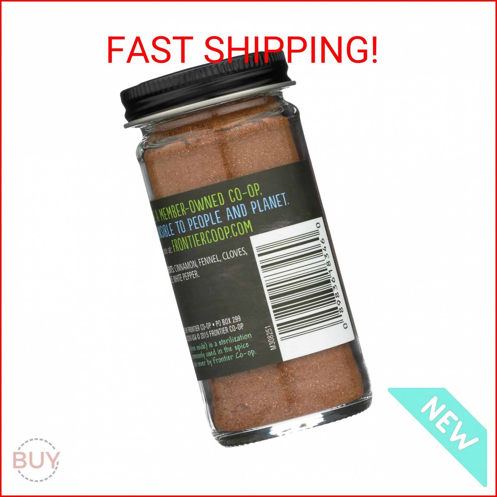 Frontier Co-op Five Spice Powder, 1.92 oz - Seasoning Mix of Cinnamon, Fennel Se gallery
