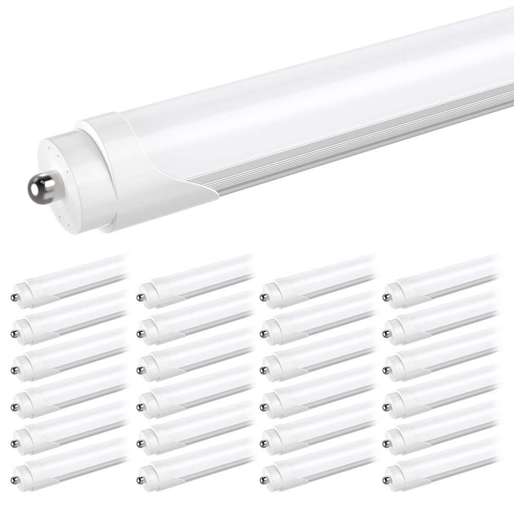 25 Pack T8 8FT LED Tube Light Bulbs FA8 Single Pin 45W 72W LED Shop Light Bulbs gallery