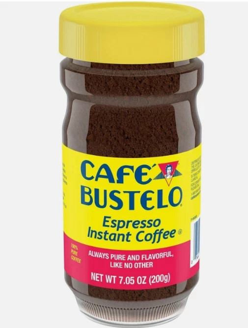 (PACK OF 2) Cafe Bustelo, Espresso Style, Dark Roast Instant Coffee, 7.05 oz Jar gallery