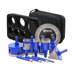 SHDIATOOL Diamond Drill Bits Kit – Core Bits Hole Saw Sets,Mould Guide