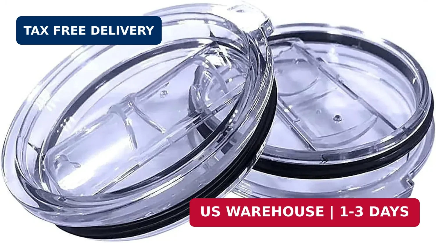 2 Replacement Lids for 30oz Stainless Steel Tumbler Lids - Only Replace The lid gallery