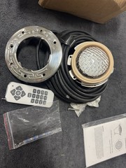 Led Pool Light AC 120V 100FT DY-PAR26-E112 6″ White Color Pool Light FOR PARTS!