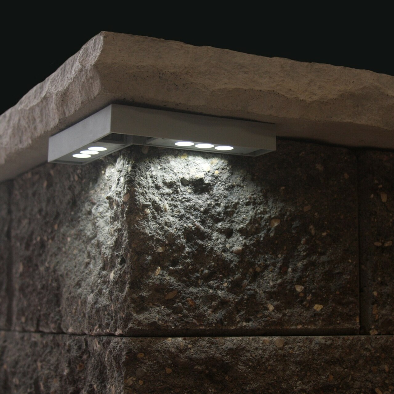 Single LED Kerr Lighting Cornelius Light (7" x 5.125") for Wall, Pillar, & Step gallery