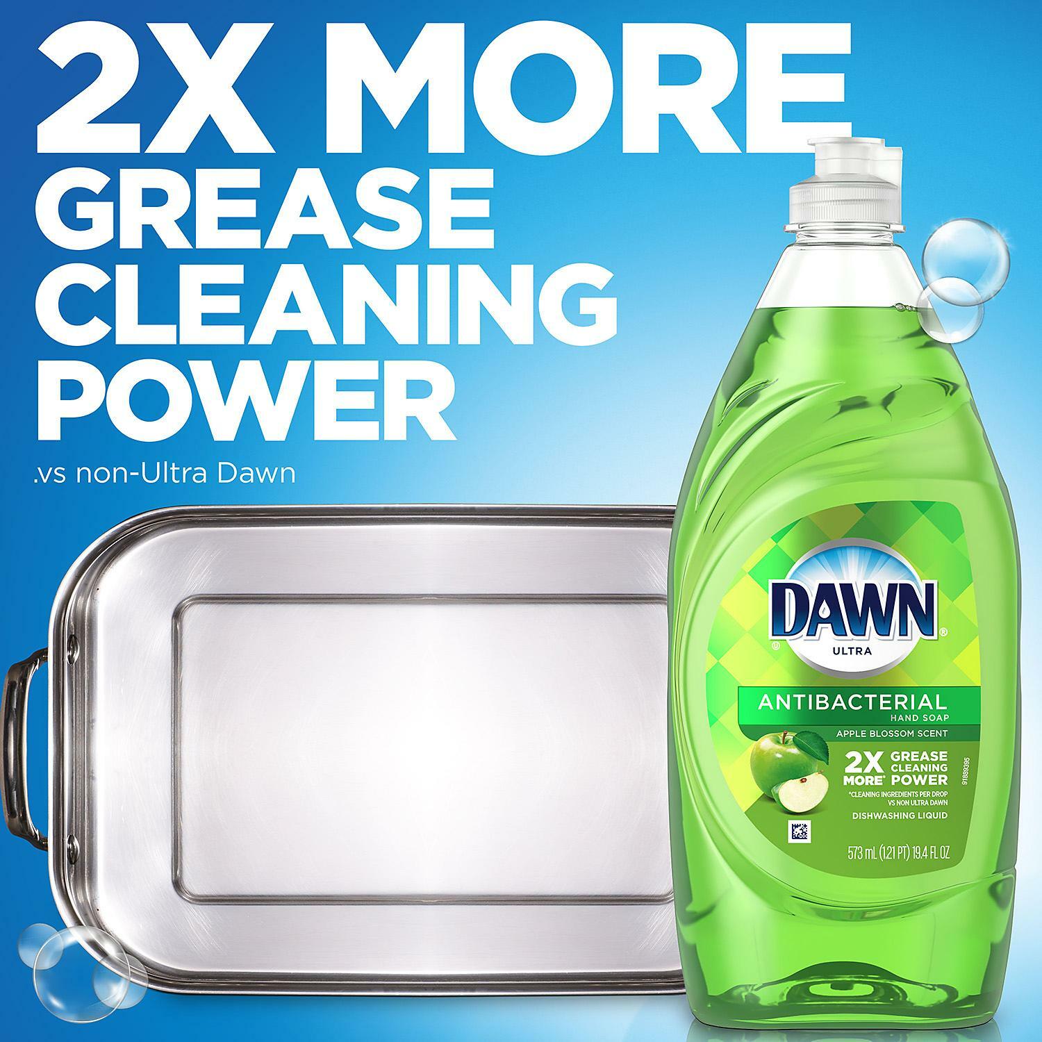 (ONE) Dawn Ultra APPLE BLOSSOM Hand Dish Soap Dishwashing Liquid 90 fl oz,GREEN gallery