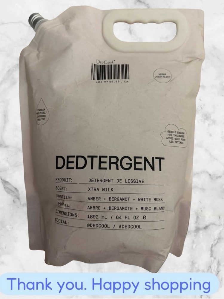 DedCool Liquid Laundry Detergent in Xtra Milk 64 fl oz Stain-Removing Formularr