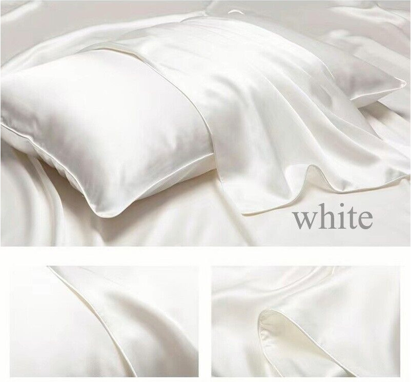 Pillowcase 2 Pack Silk Satin Comfortable Best for Hair Skin Pillow Case New