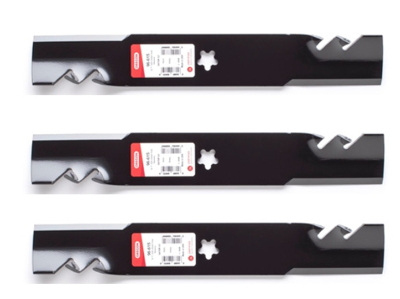 48" Cut High-Lift Mulching Mower Blades for Dixon, Oregon Gator G3 96-615 (3) gallery