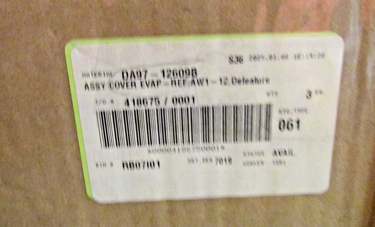 Samsung Refrigerator - EVAPORATOR COVER ASSEMBLY - DA97-12609B - New - Open Box gallery