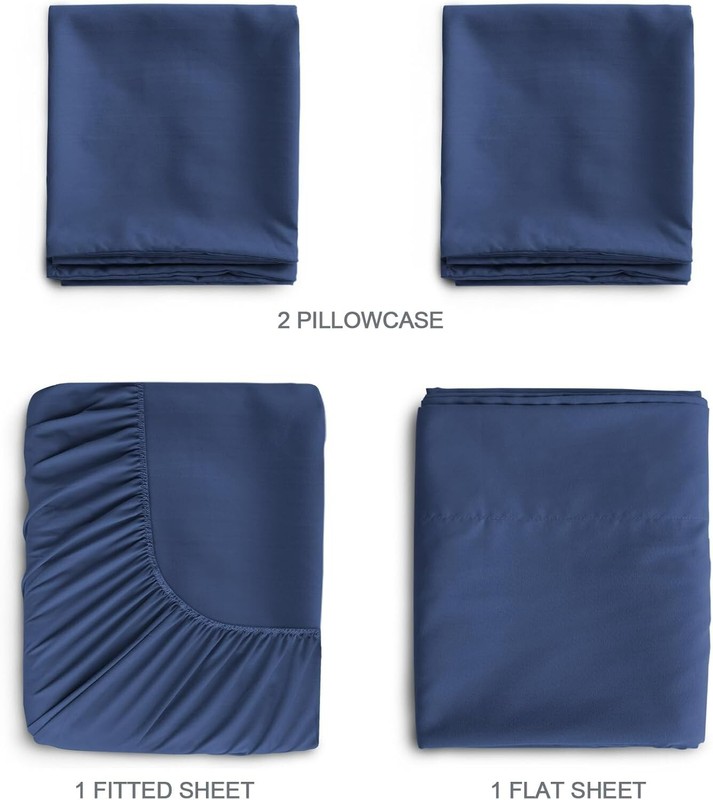 Split Top King Sheet Set for Adjustable Bed 4 Piece Bed Sheet Set Deep Pocket gallery