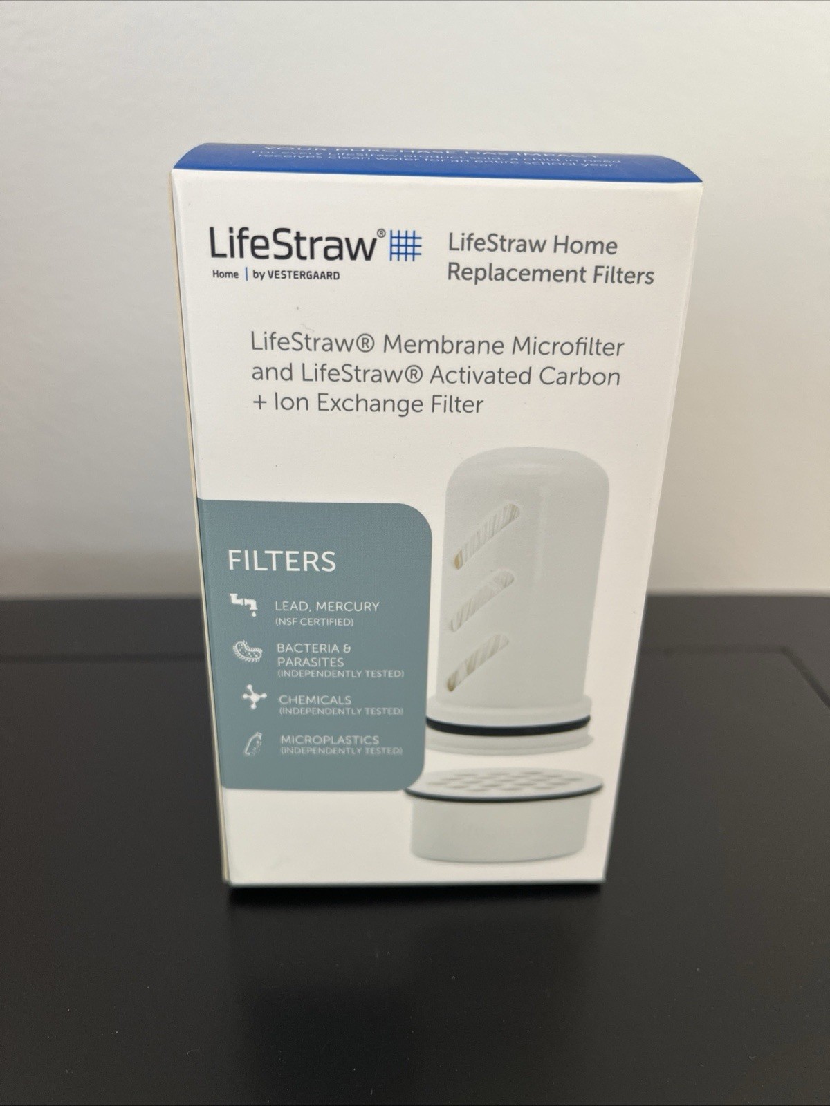 LifeStraw 1 Membrane Microfilter and Activated Carbon + Ion Exchange Filter NEW gallery