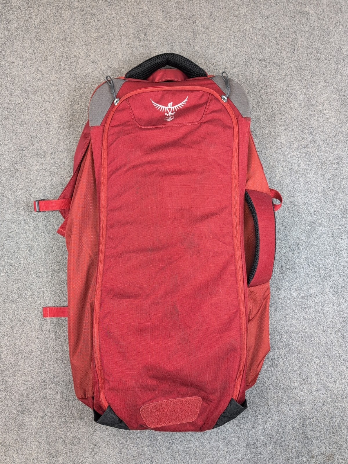 Osprey Farpoint 55 Backpack - Jasper Red - With NO Zip Off Daypack 4