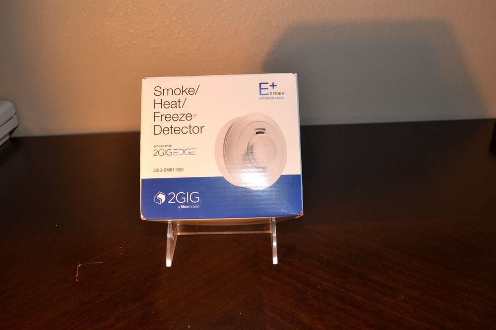 2GIG E+ Extended Range Home Security Smoke/Heat/Freeze Detector