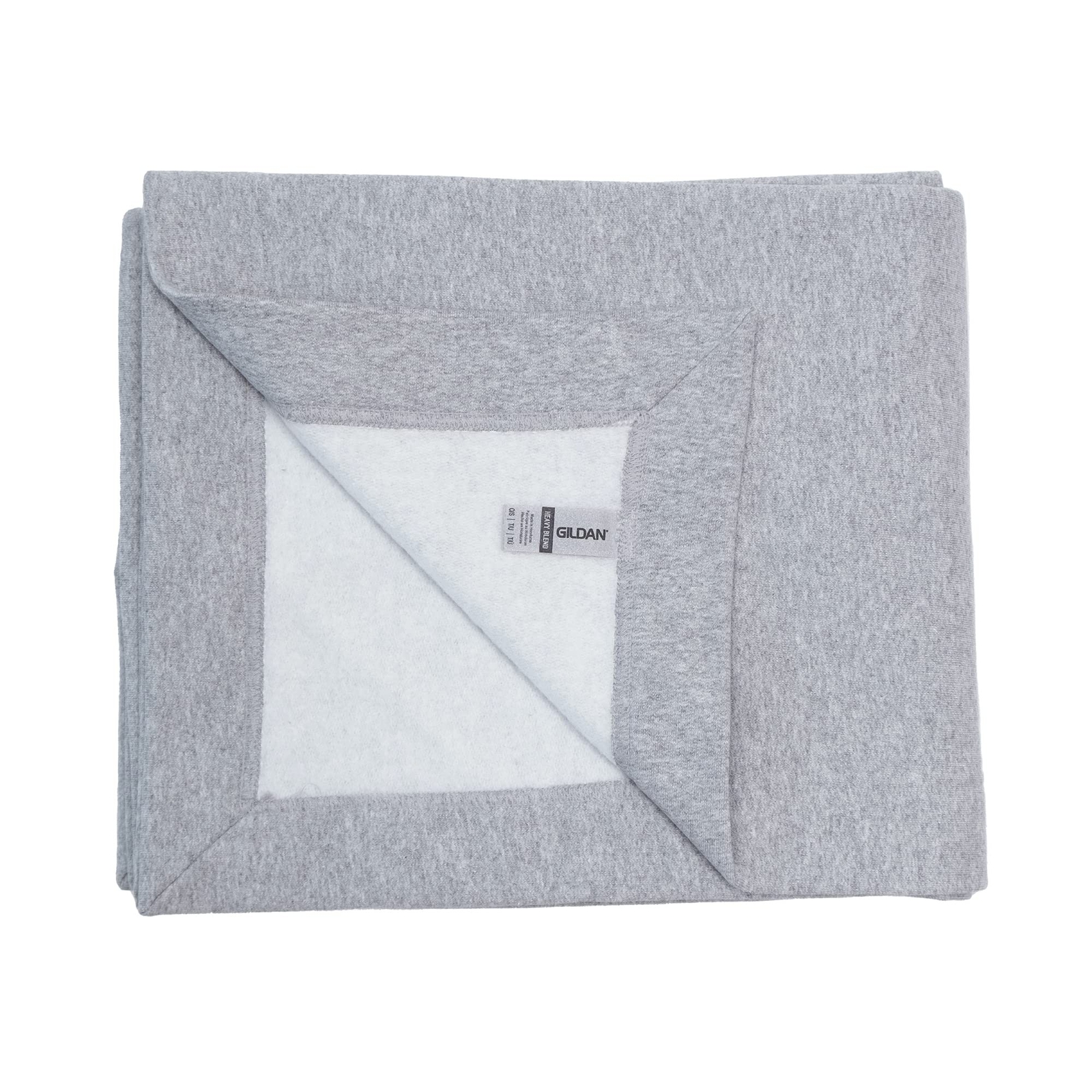 Gildan Heavy Blend Fleece Blanket, Style G18900, Sport Grey, 50" x 60" gallery