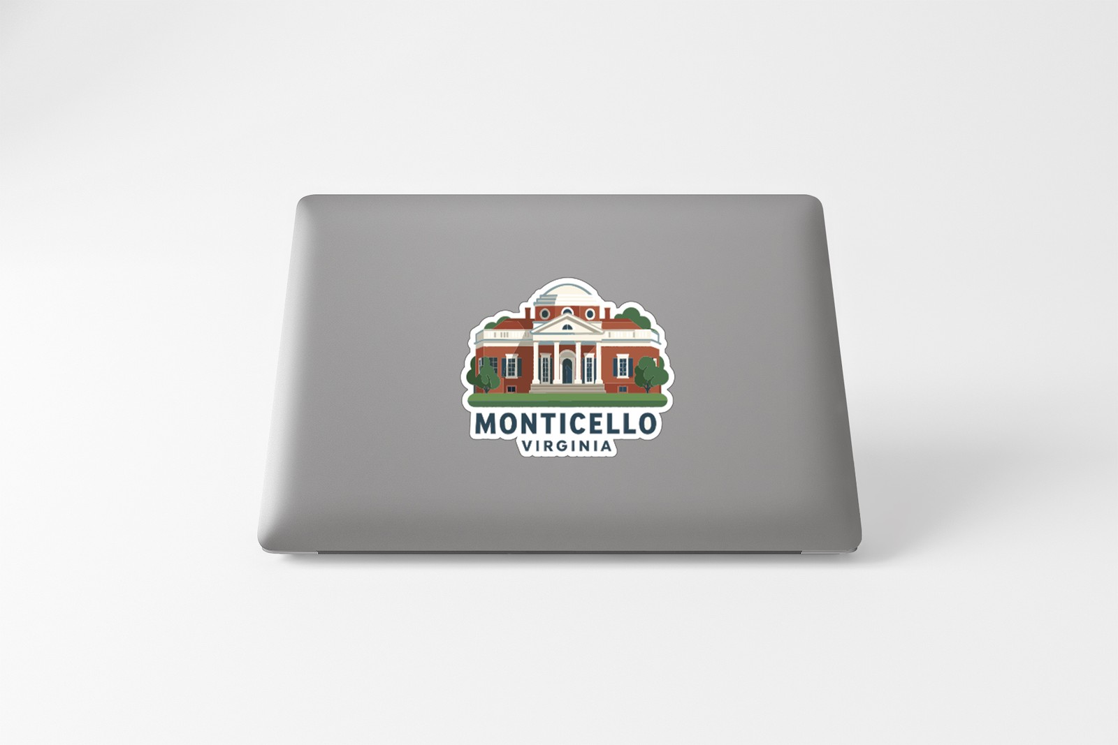 Monticello Virginia Sticker Decal Vinyl Die-Cut Symbolic Landmark Design gallery
