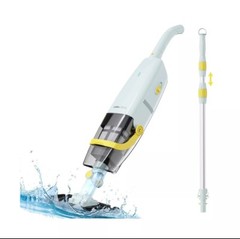(2024 Upgraded) Lydsto Handheld Pool Vacuum with Telescopic Pole, Cordless Re…