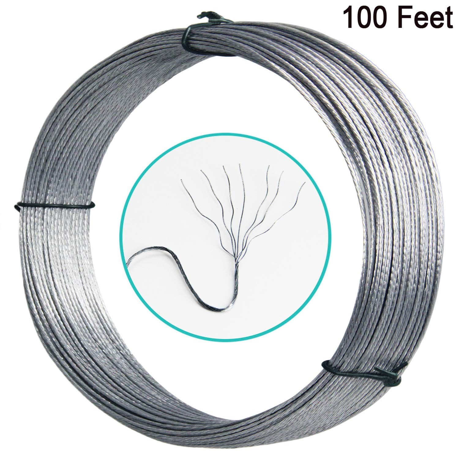 Picture Hanging Wire #2 100-Feet Braided Picture Wire Heavy for Photo Frame P... gallery