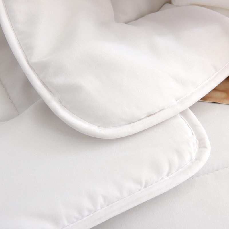 Bed Comforters Duvet Insert Filling Polyester Fabric Microfiber Solid White gallery