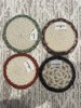 Handmade corchorus coaster set of 4 gallery
