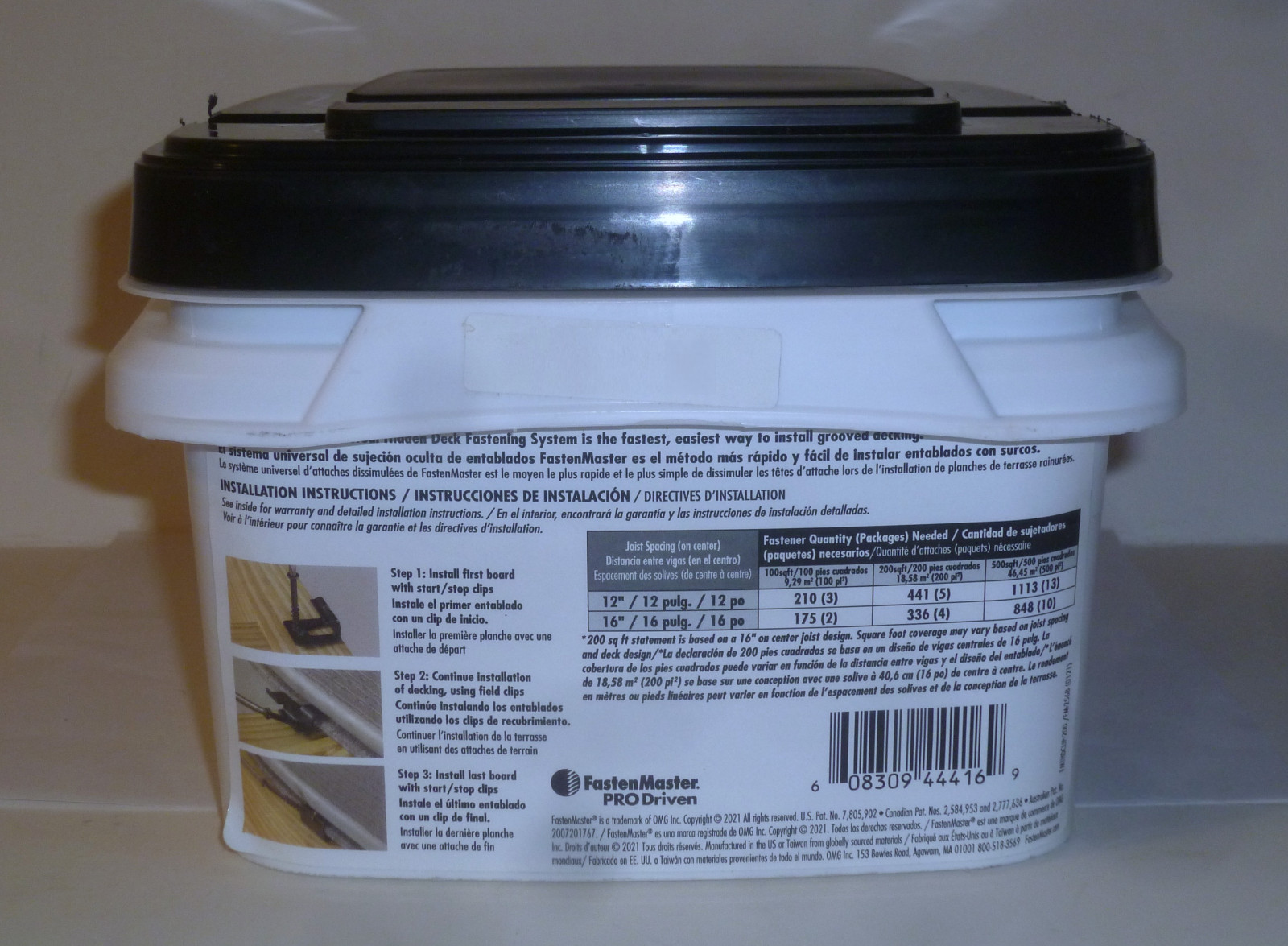 FastenMaster Universal Hidden Deck Fastening System 200 sq. ft. gallery