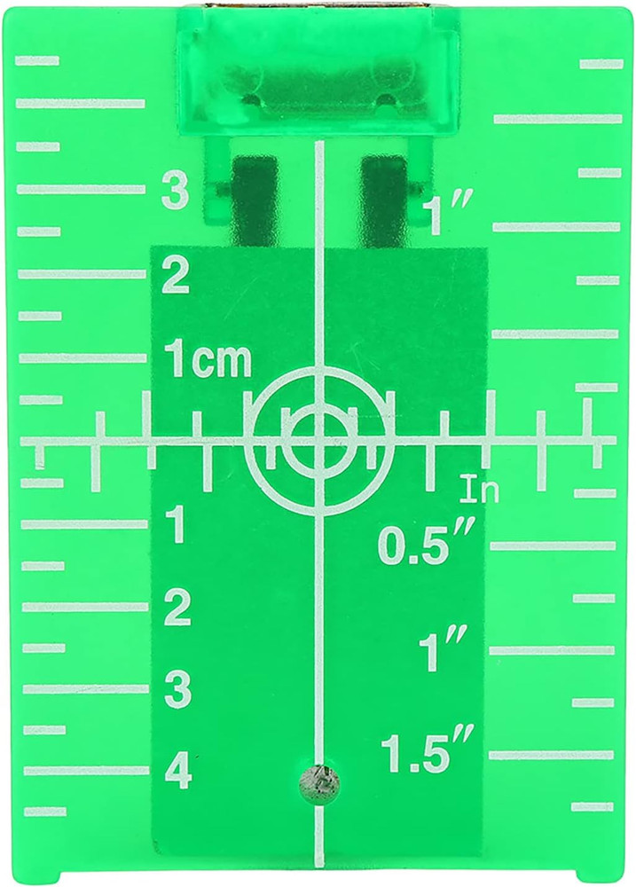 Laser Level Target Plate, Double Scale Cross Line Laser Level Meter, Foldable Ma