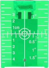 Laser Level Target Plate, Double Scale Cross Line Laser Level Meter, Foldable Ma