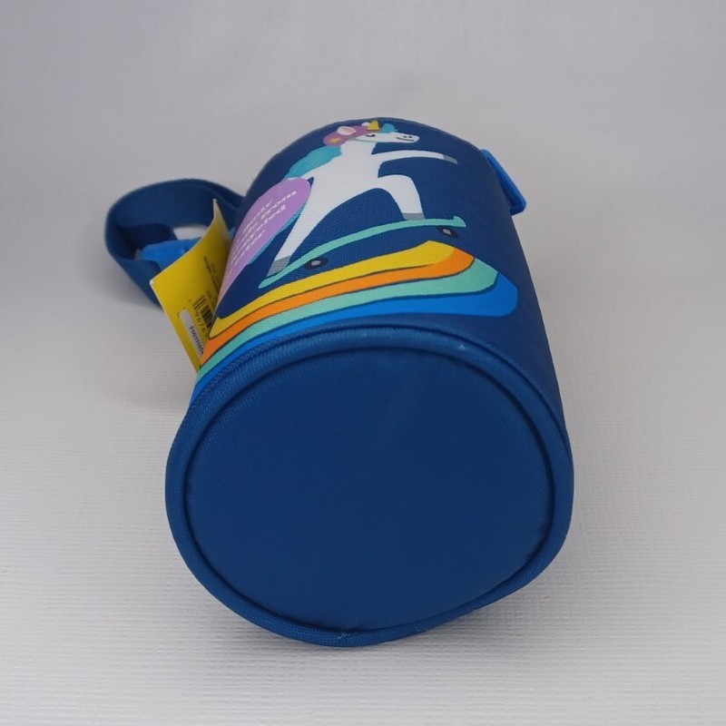 Sun Squad Insulated Bottle Holder Skateboarding Unicorn Fabric Strap gallery