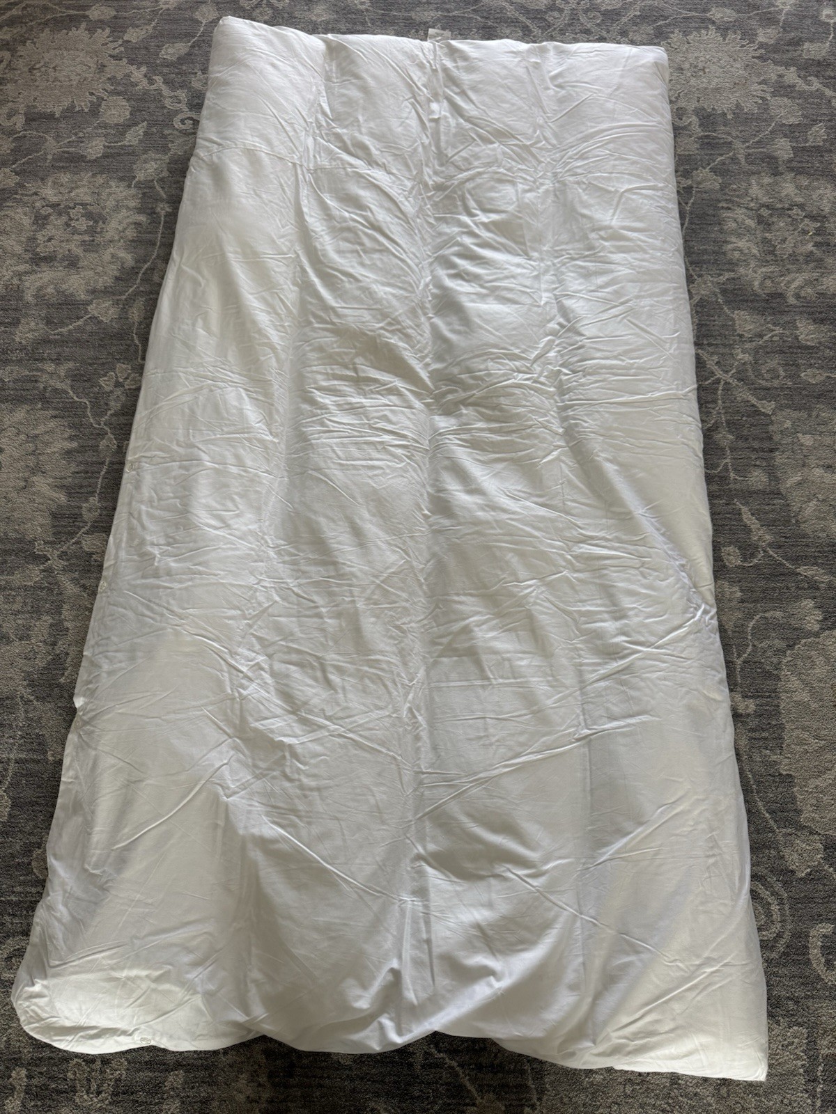 SmartHana Twin Featherbed Cover 100% Cotton White 39x75 RN 91862 gallery