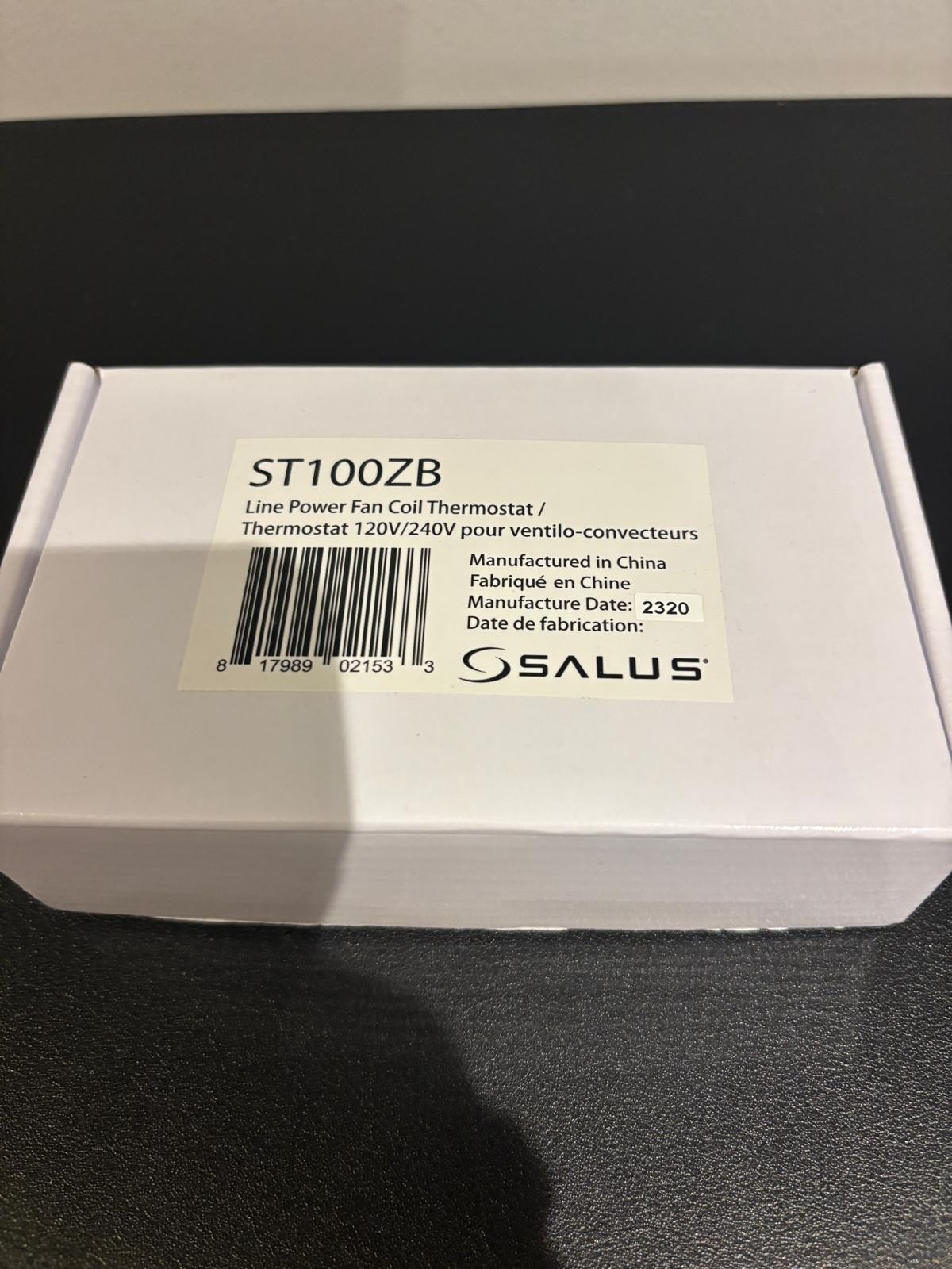 SALUS ST100ZB Low Voltage Fan Coil Programmable Thermostat 110/240 V gallery