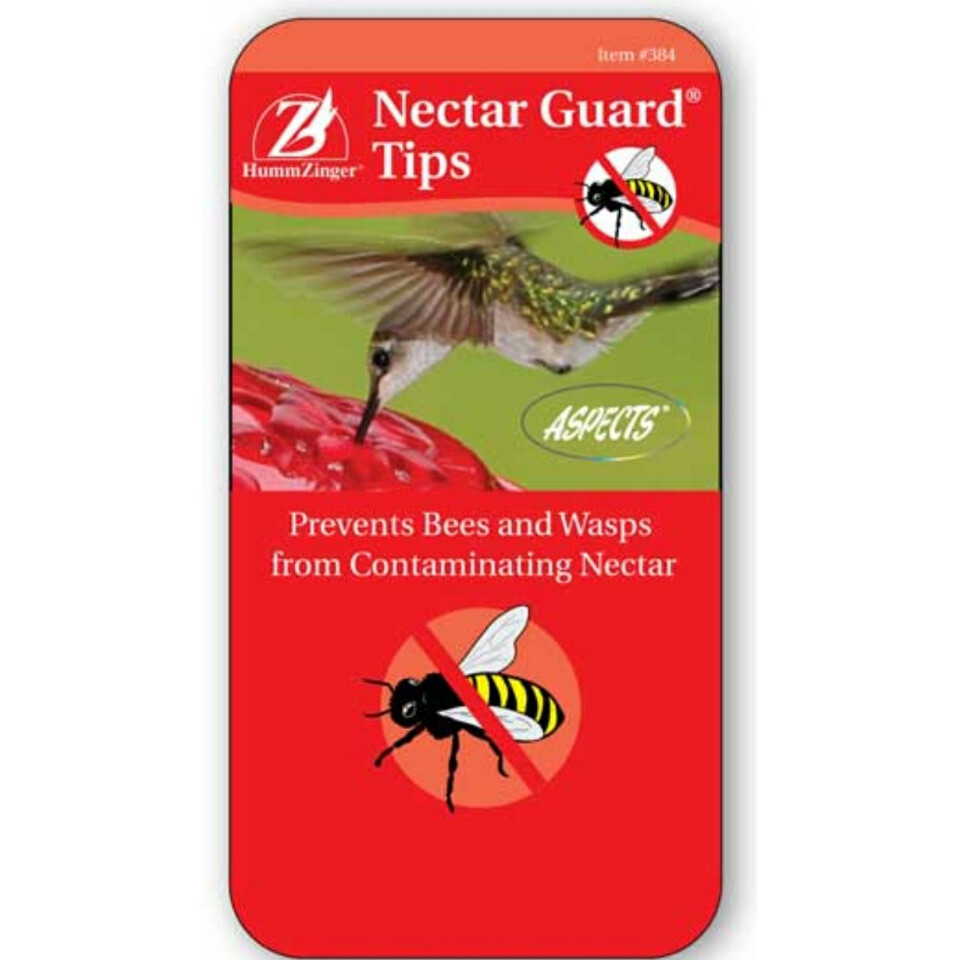 ASPECTS HUMMZINGER NECTAR GUARD TIPS #384 PREVENTS BEES & WASPS