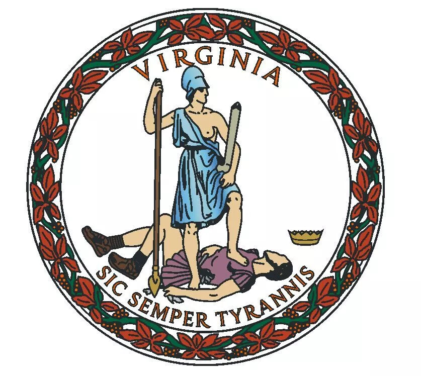 Virginia State Seal Sticker Decal R11 gallery