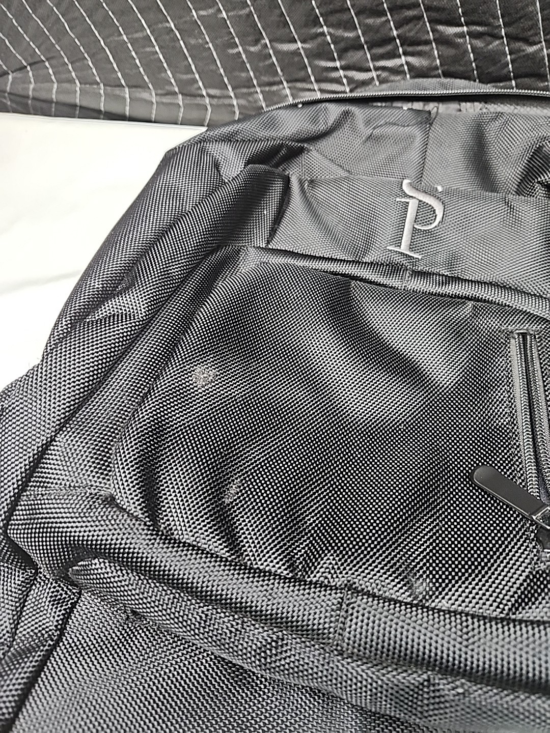 SP Black Backpack /lots Of Space  3