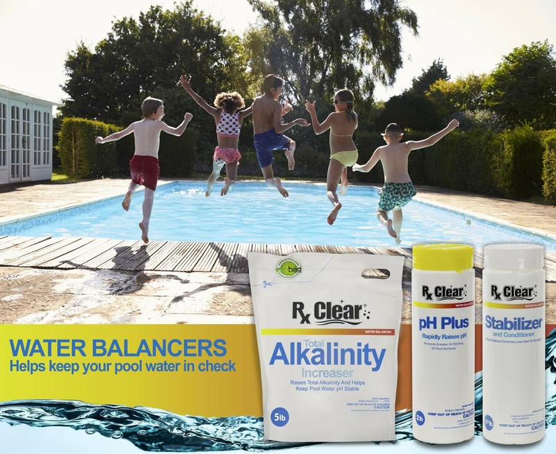 Rx Clear Deluxe Spring Pool Opening Chemical Kit For Pools Up To 15,000 Gallons gallery