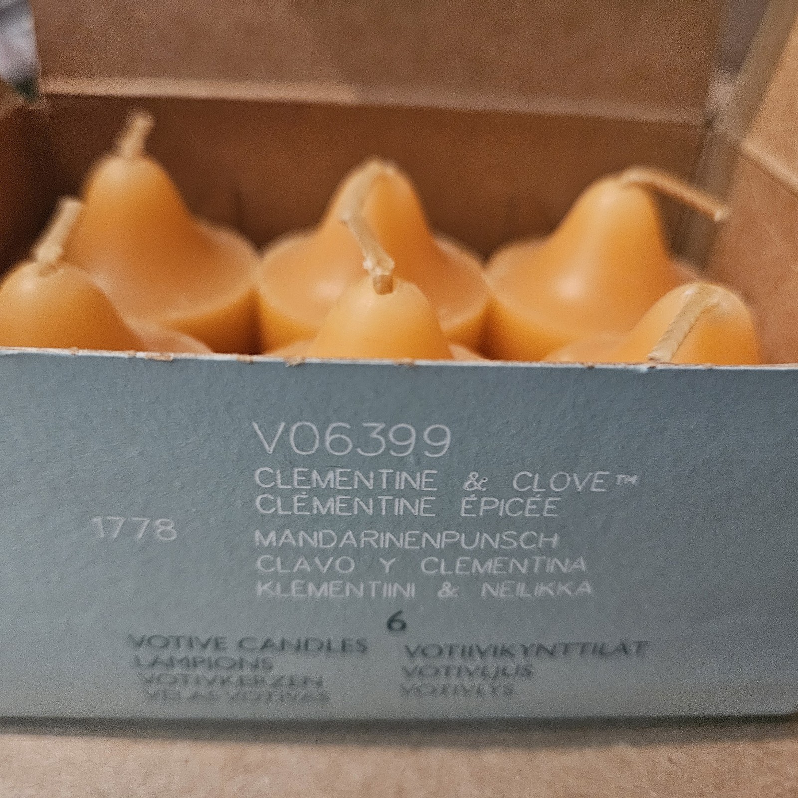3 boxes PartyLite CLEMENTINE & CLOVE Votive Candles (18 Total Votives) --Retired gallery