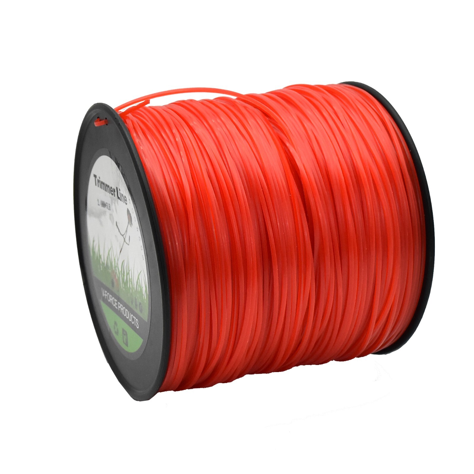 5lb .095(2.4mm) Red Square Commercial String Trimmer Line fits Echo Stihl More gallery