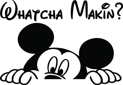 Disney Mickey Mouse KitchenAid Mixer Decal Sticker #2010 gallery