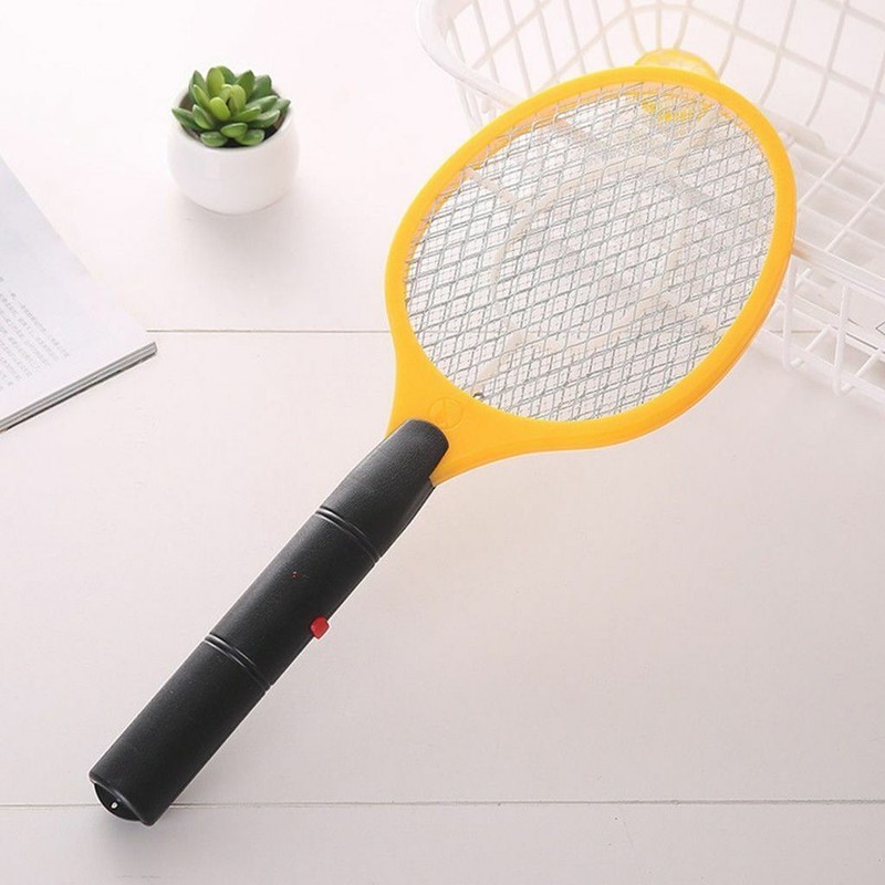Electric Mosquito Swatter Zapper Racket Handheld Bug Insect Pest Wasp Killer US gallery