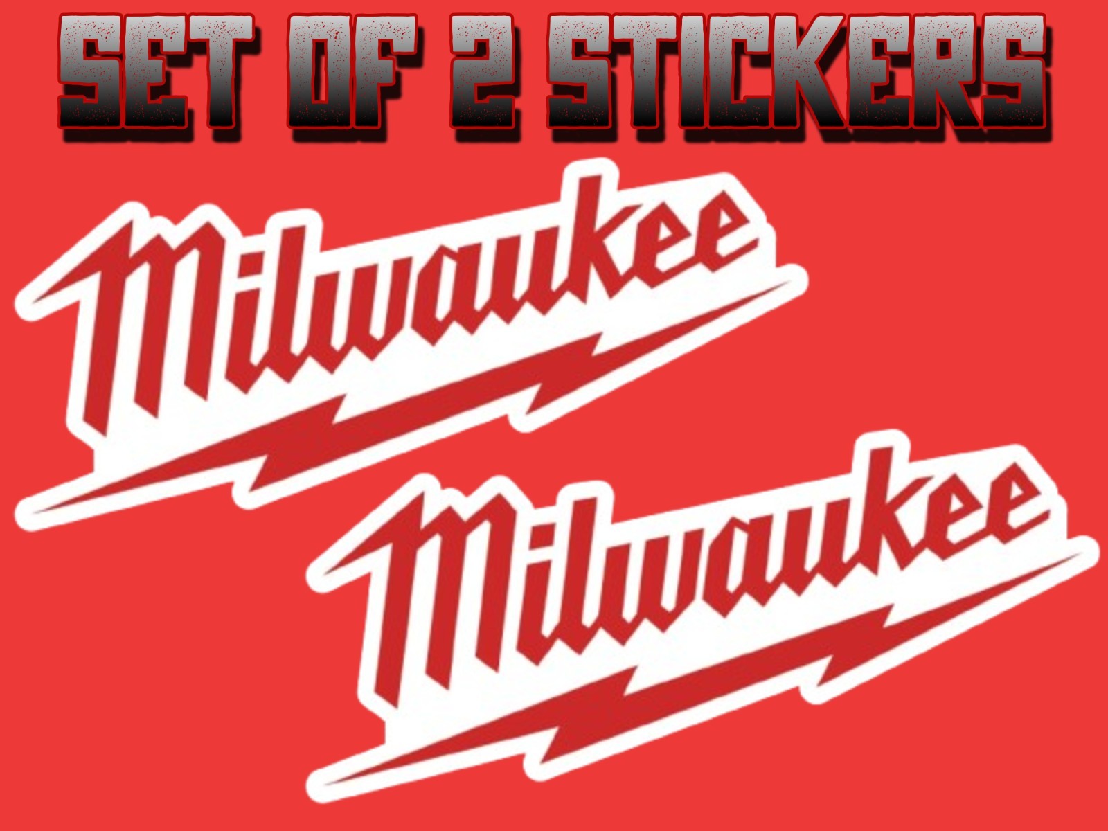 Milwaukee Tools Vinyl Sticker/Decal -Automotive -Ratchet -Wrench -Driver -Racing gallery